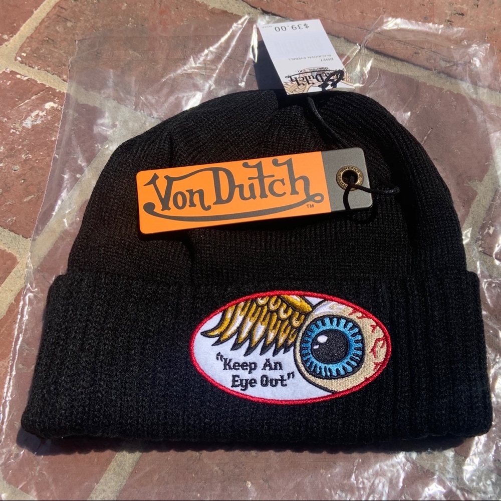 SOLD Von Dutch Eyeball beanie